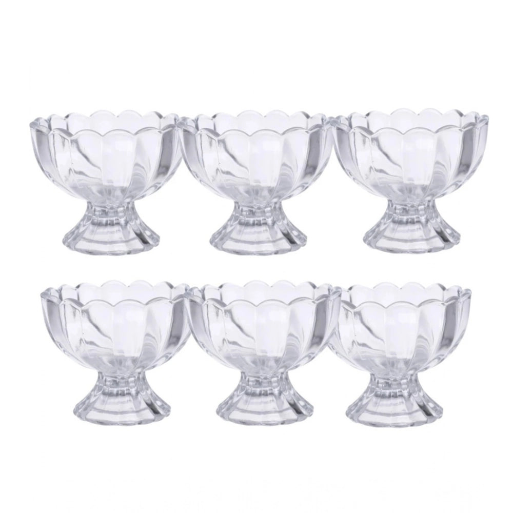 Generic Unbreakable Plastic Dessert And Ice Cream Bowls – Set of 6 for Serving Salad, Fruits And More (Color: Assorted )