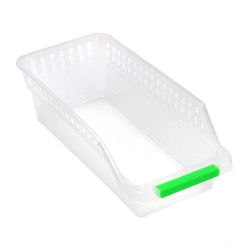 Plastic Fridge Space Saver Rack Organizer – (Color: Assorted )