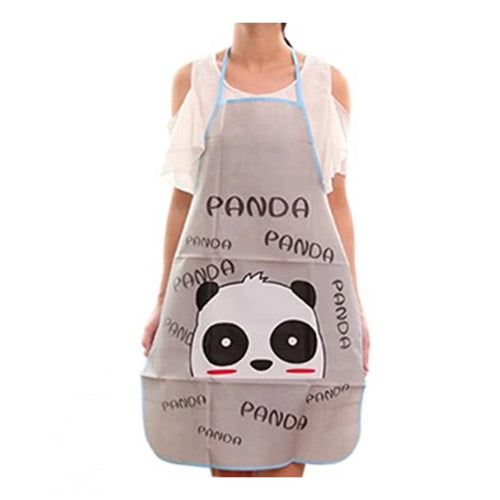 Generic Pack of 2_Printed Waterproof Kitchen Apron with Pockets for kids– (Color: Assorted )