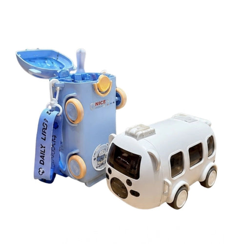 Bus Shape Water Bottle (Multicolor)