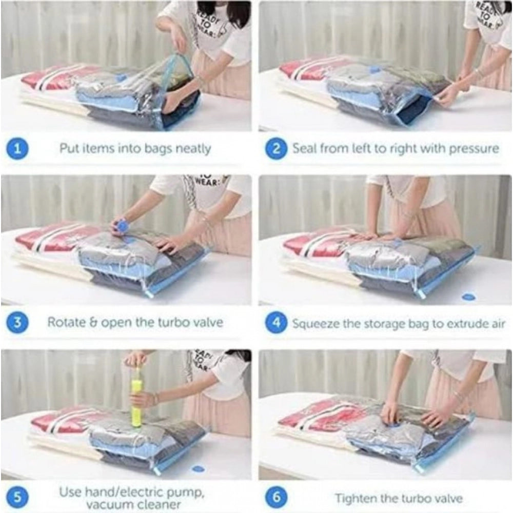Vacuum Storage Bag (Transparent)
