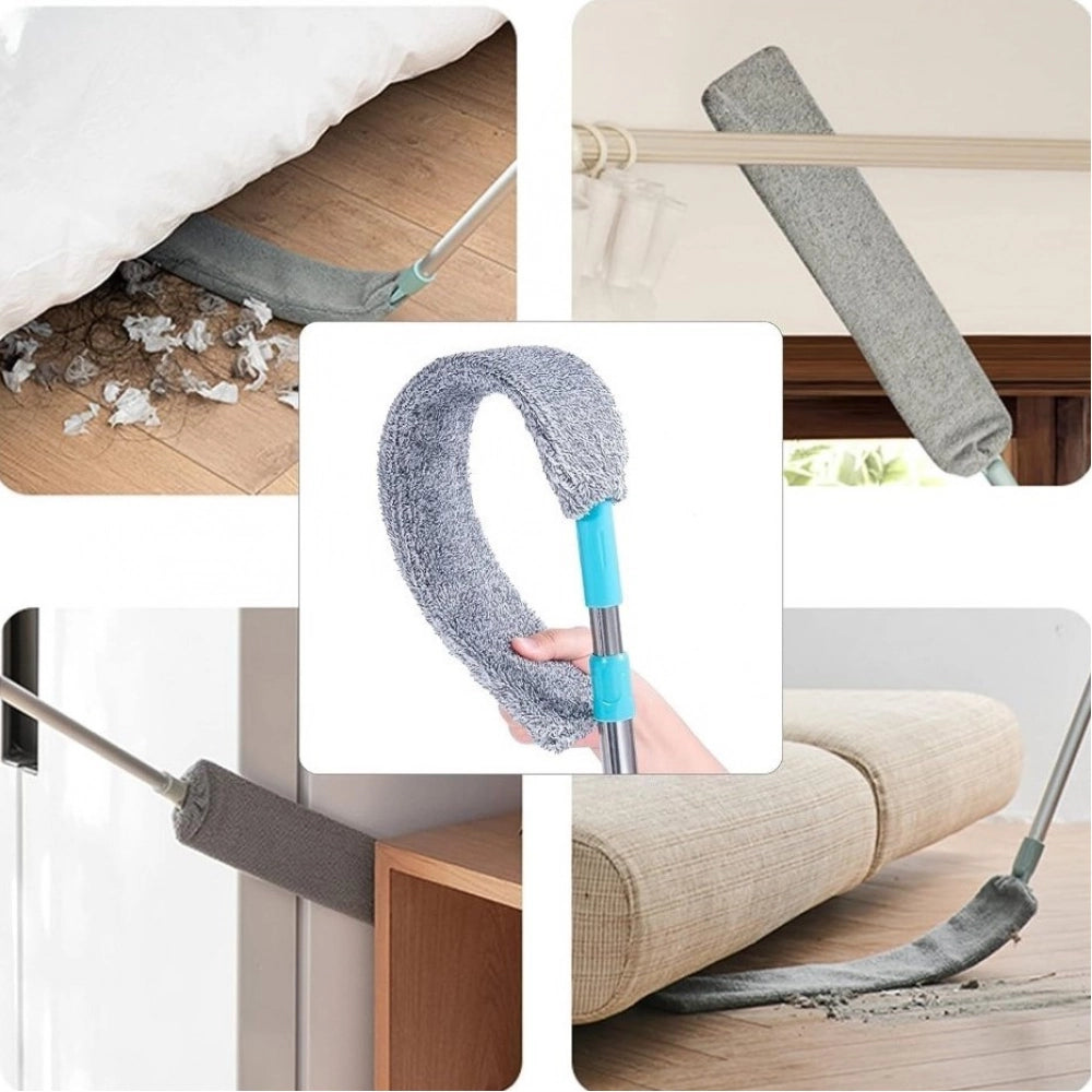 Pack of 2 Microfiber Flexible Mop (Grey)