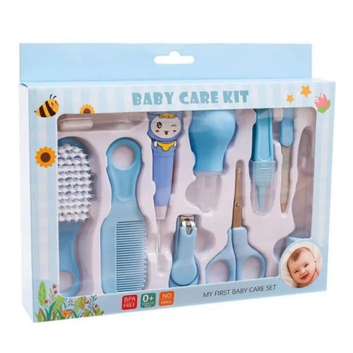 BABY CARE KIT 10 PCS (Sky Blue)