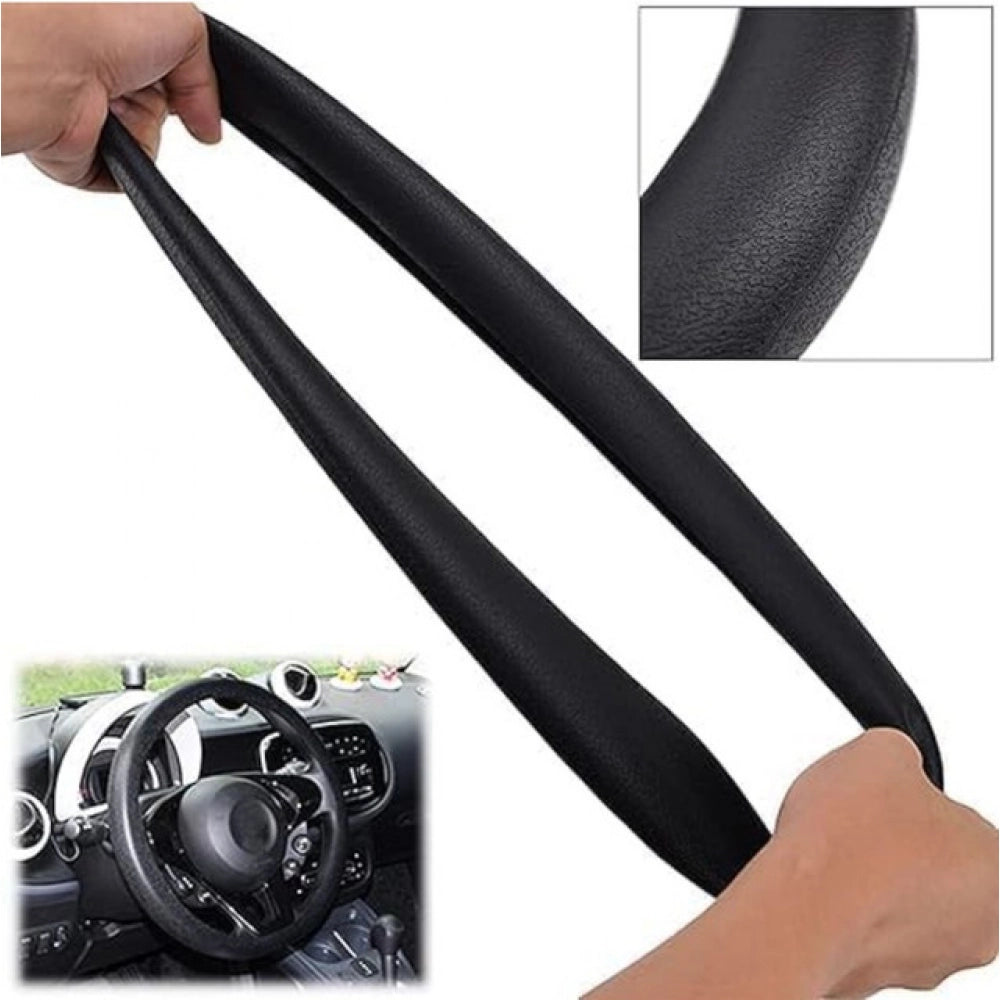Pack of 2 Universal Soft Silicone Steering Wheel Cover (Green)