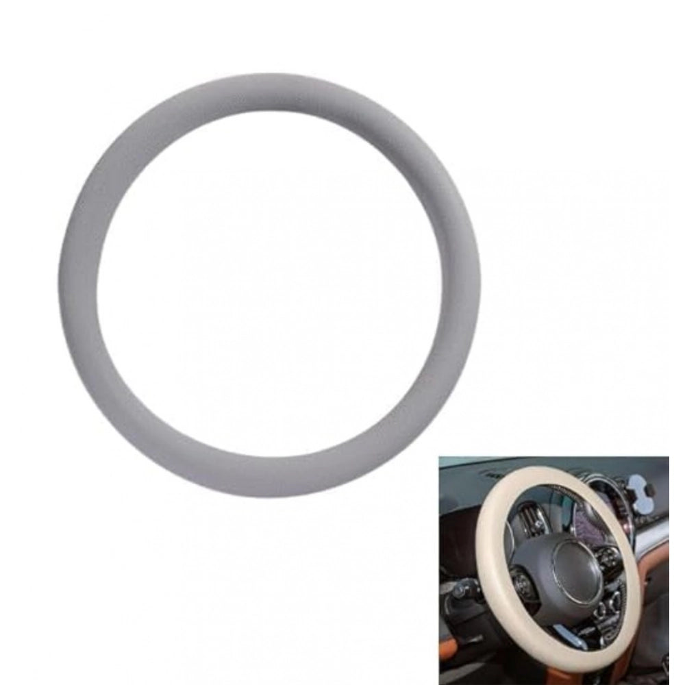 Pack of 2 Universal Soft Silicone Steering Wheel Cover (Green)
