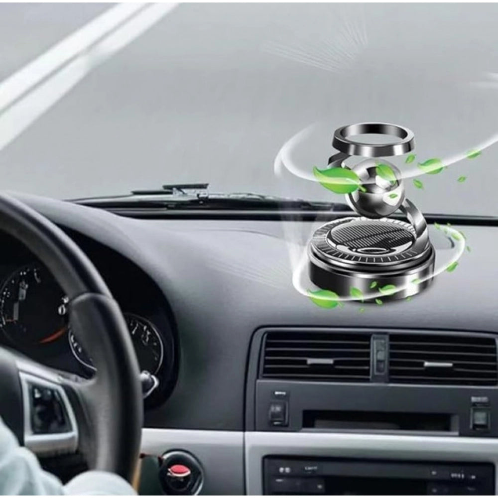 Solar Car Air Freshener (Multicolor)
