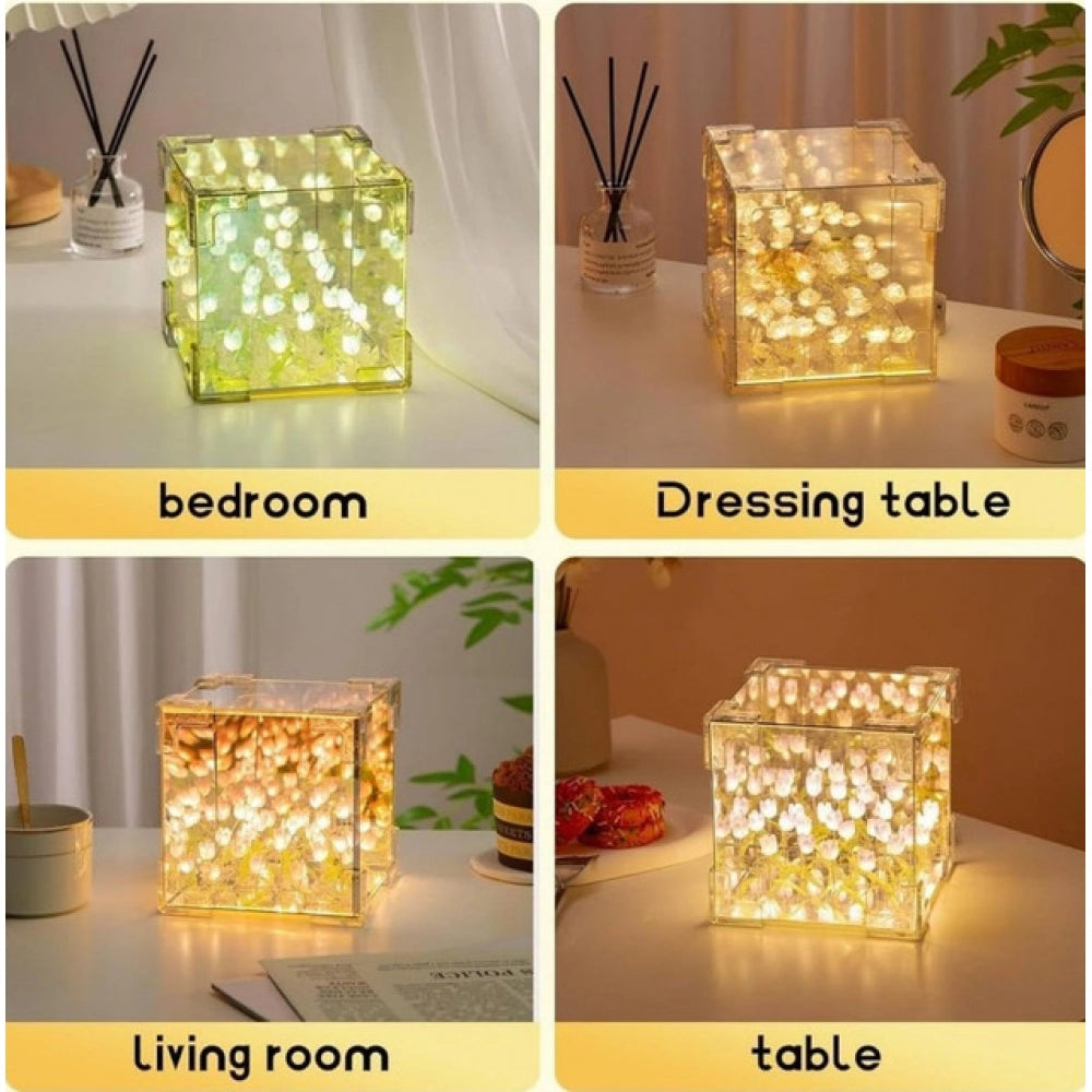 Cube Tulip Lamp (Multicolor)