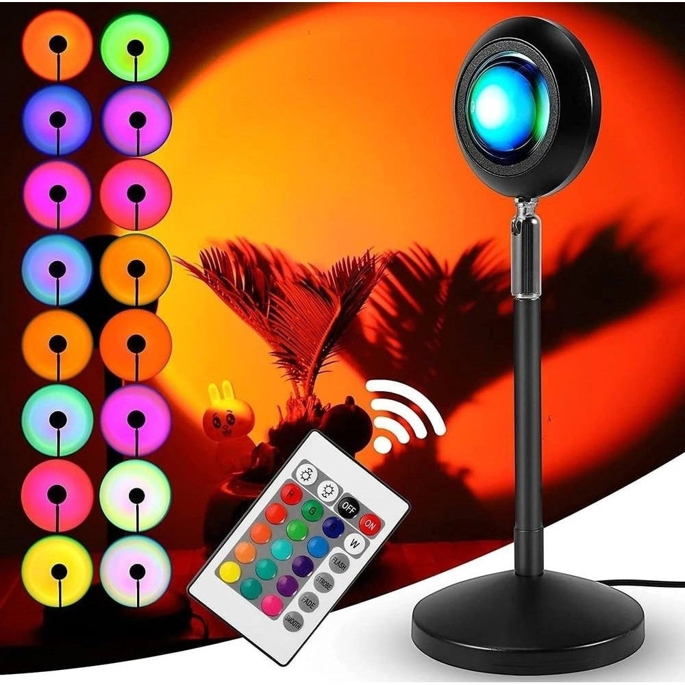 Sunset Lamp With Remote (Black)