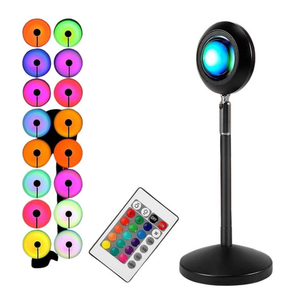 Sunset Lamp With Remote (Black)