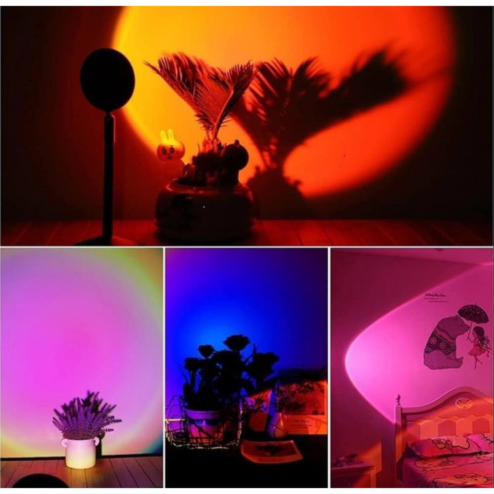 Sunset Lamp With Remote (Black)