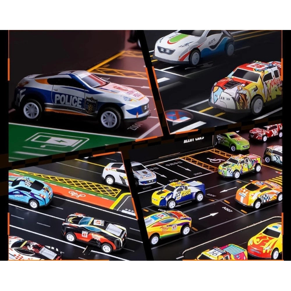 48 Piece Pull Back Car Set (Multicolor)