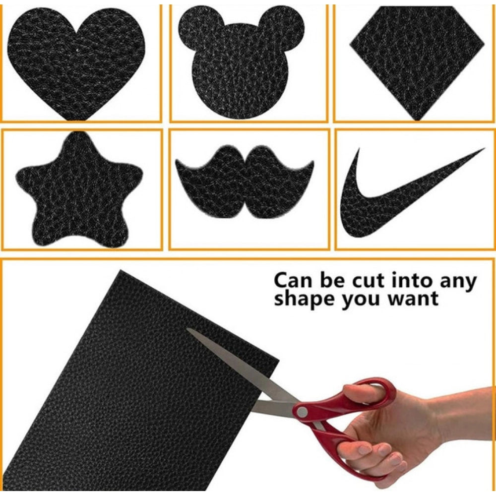 Pack of 2 Leather Repair Patch (Black)