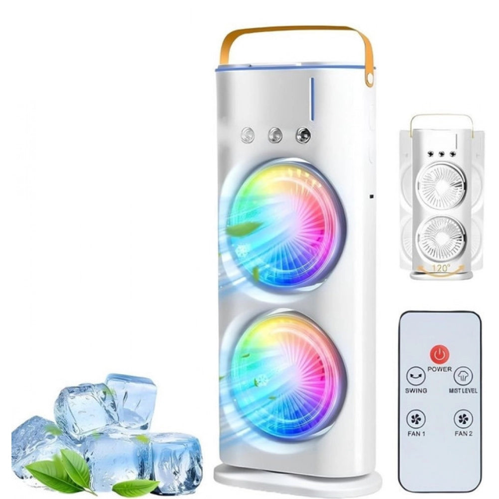 Double End Air Cooler Mist Fan (Multicolor)