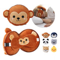 Travel Pillow Set with Eye Mask (Multicolor)