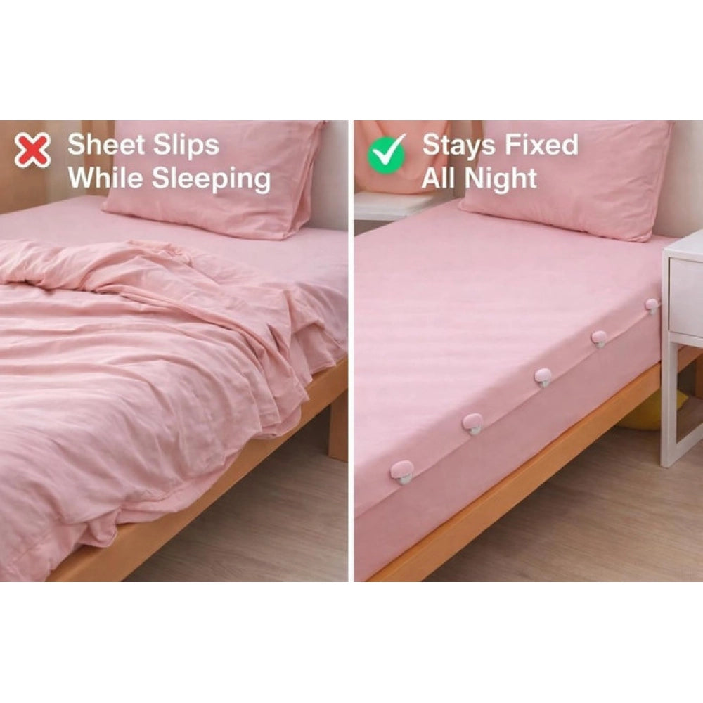 Pack of 10 Duvet Clips (Pink-Blue)
