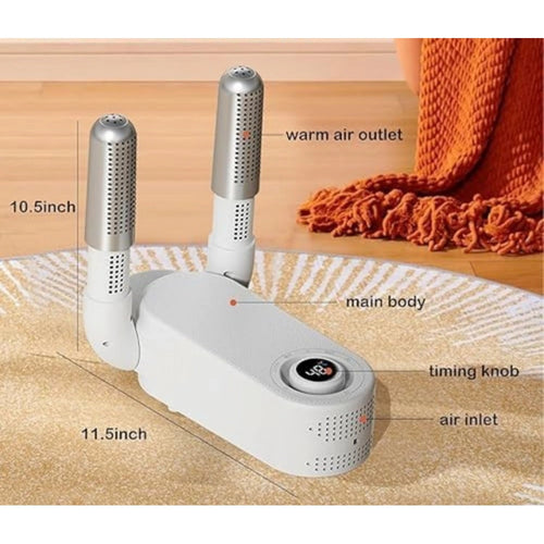 Electric Shoe Dryer (White)