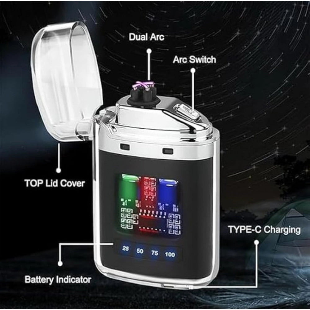 Electric Gas Lighter (Silver)