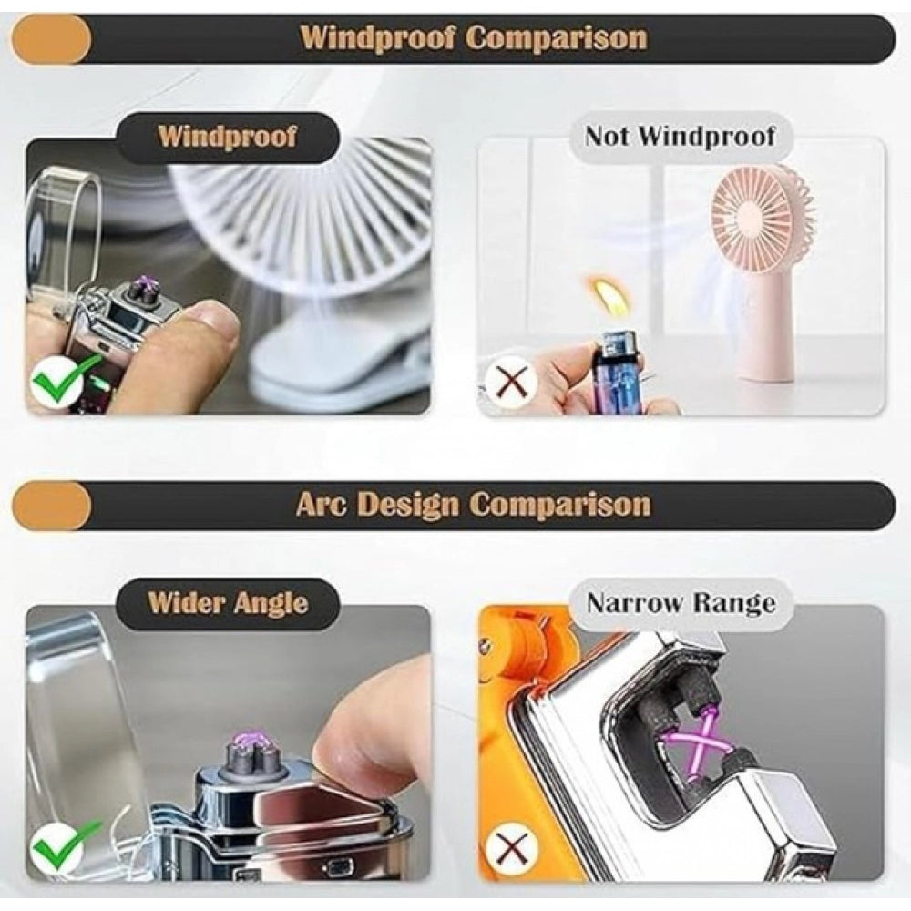 Electric Gas Lighter (Silver)