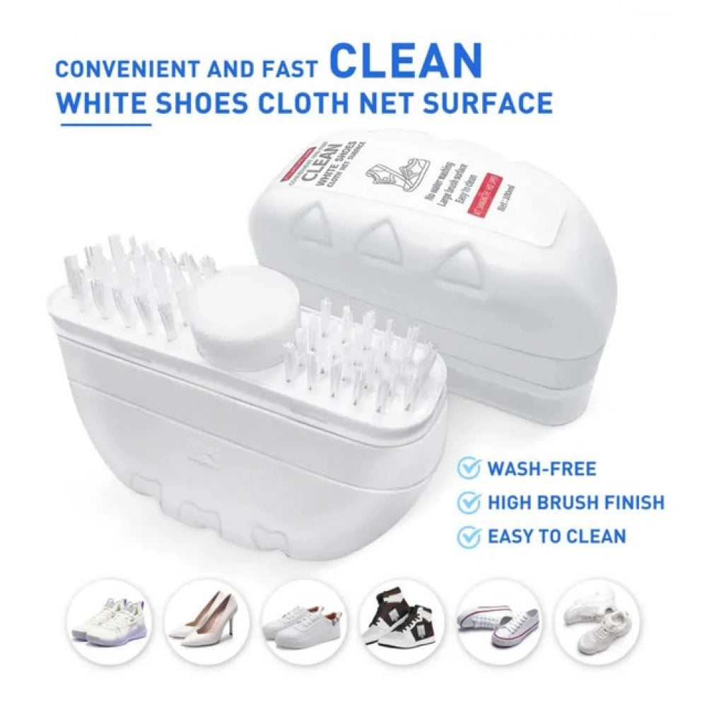 Pack of 2 2 in 1 Shoe Cleaning Brush (White)