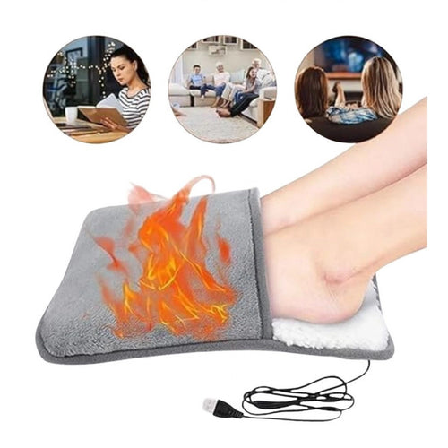 Electric Foot Warmer (Grey)