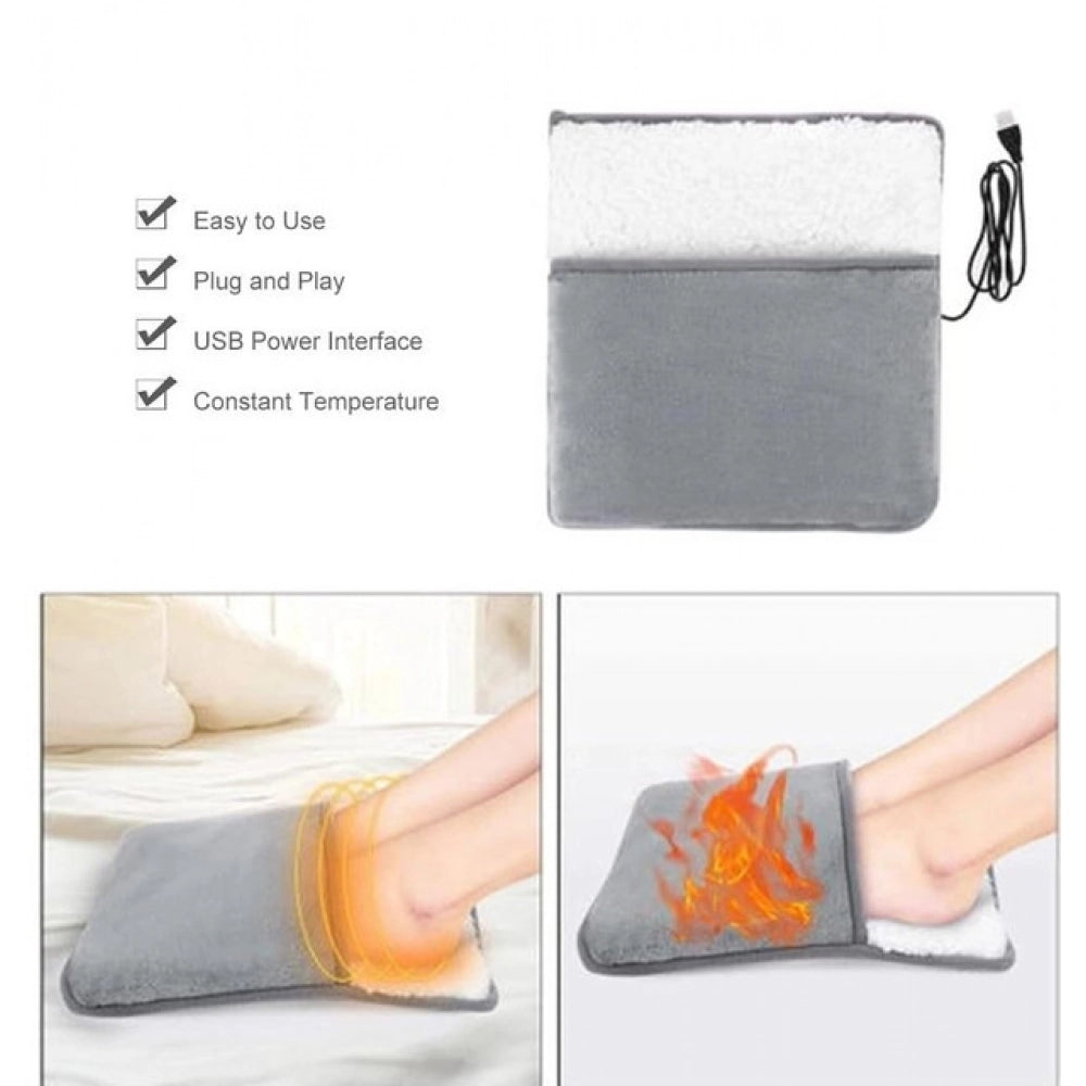 Electric Foot Warmer (Grey)