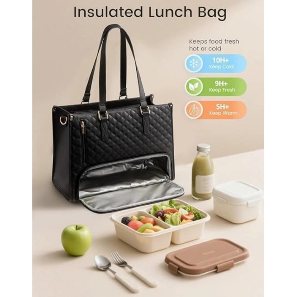 3 in 1 Women Handbag (Black)