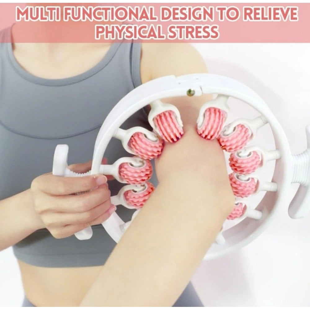 Cellulite Massager Roller (Pink)