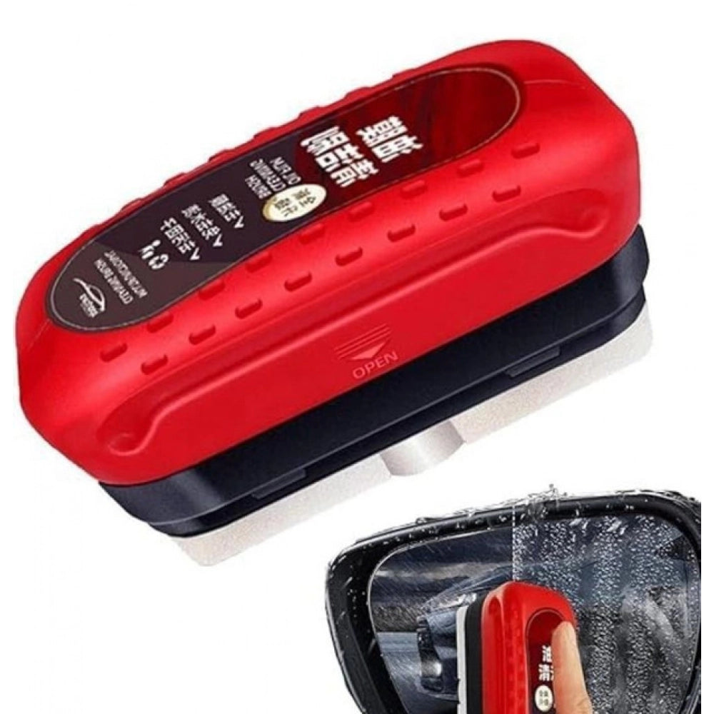 Pack of 3 Automotive Oil Film Cleaning Brush (Red-Black)