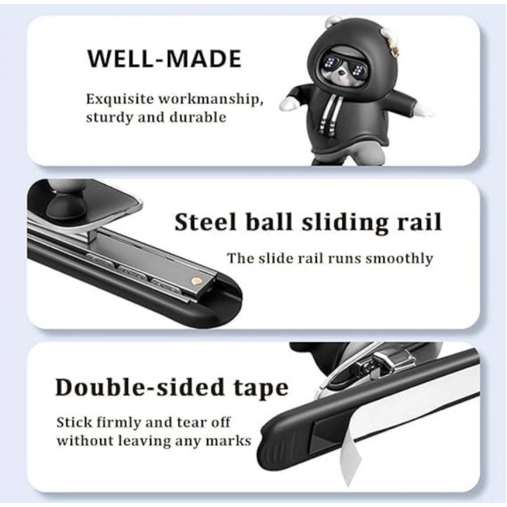 Car Slidder Panda (Black)