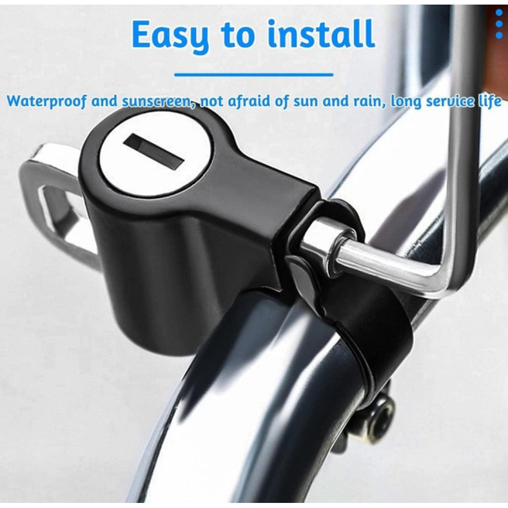 Pack of 2 Motorcycle Helmet Lock (Black)