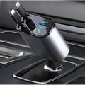 Retractable Car Charger (Grey)