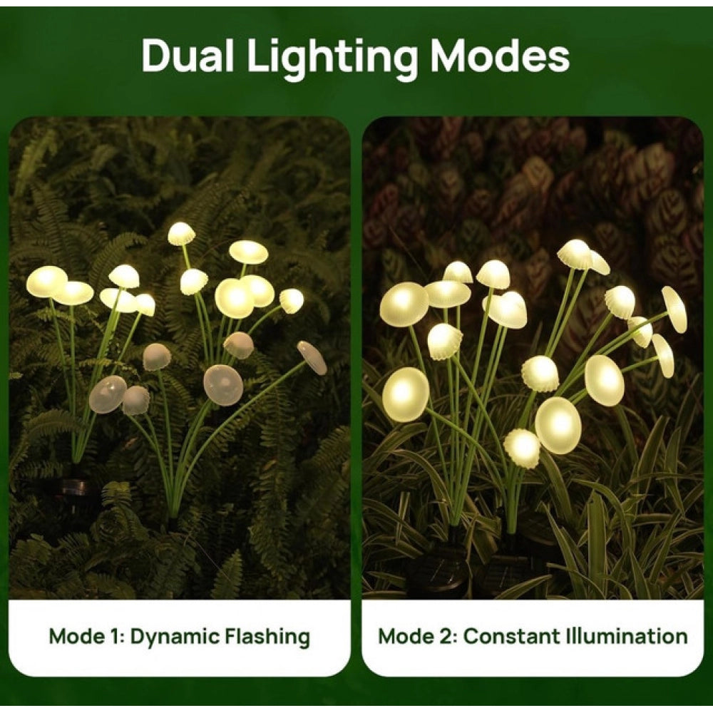 Solar Mushroom Light (Green)
