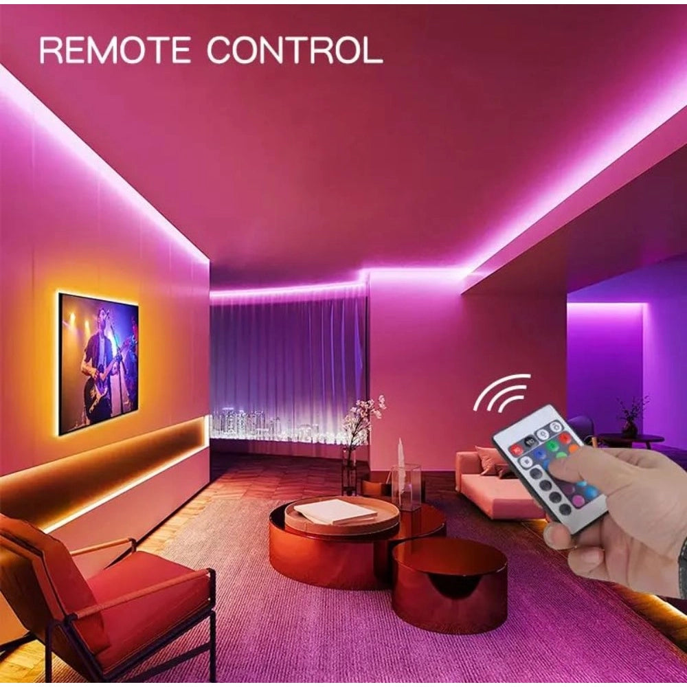 5M RGB LED Strip Light for TV Backlight (Multicolor)