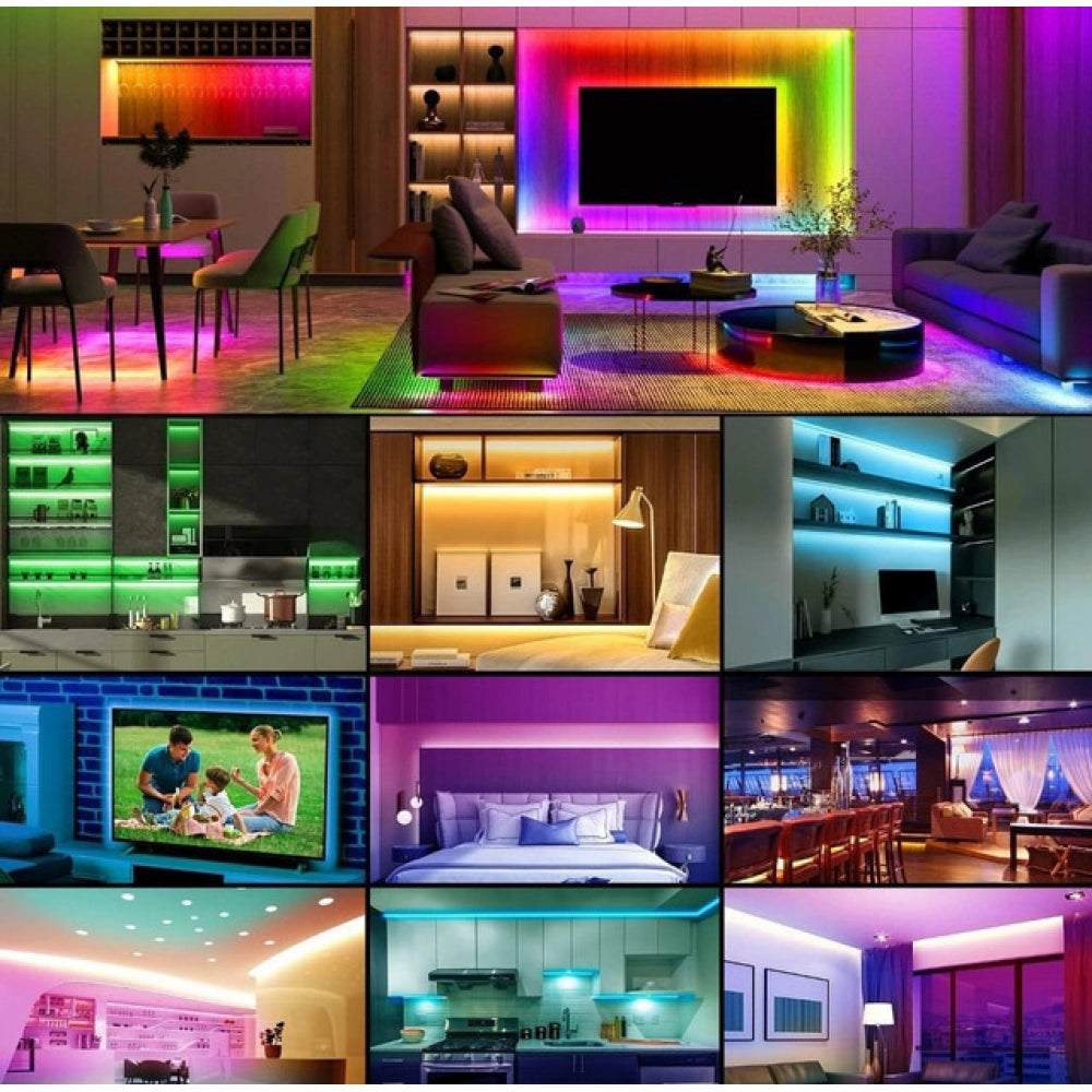 5M RGB LED Strip Light for TV Backlight (Multicolor)