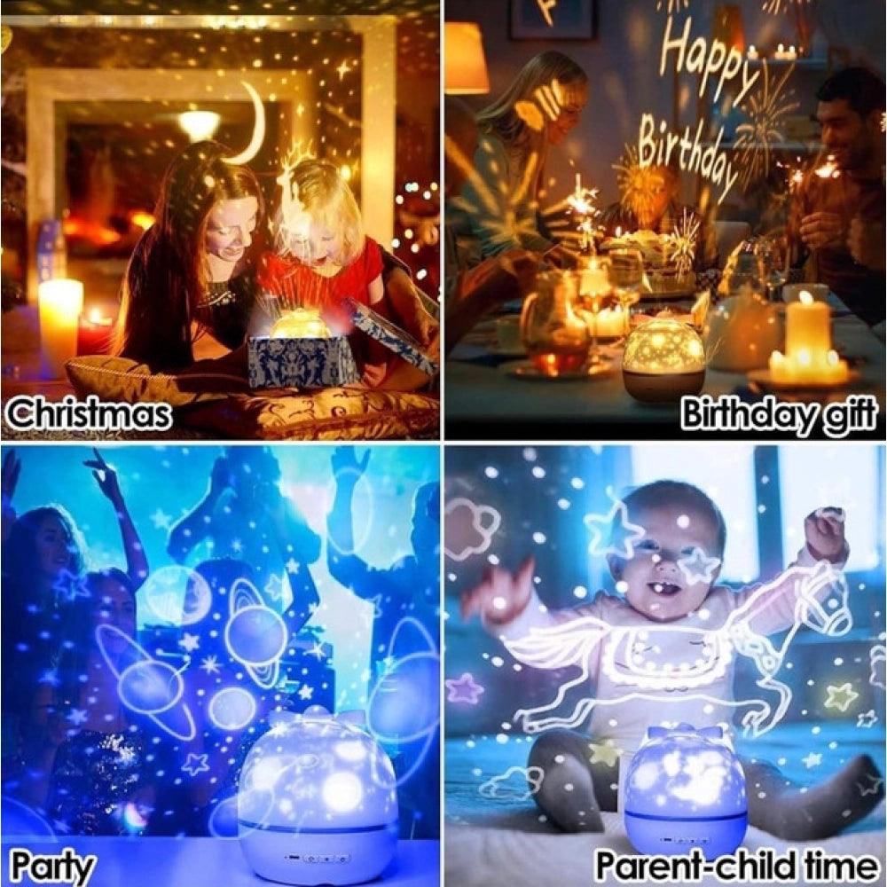 Kids Night Light Projector (Multicolor)