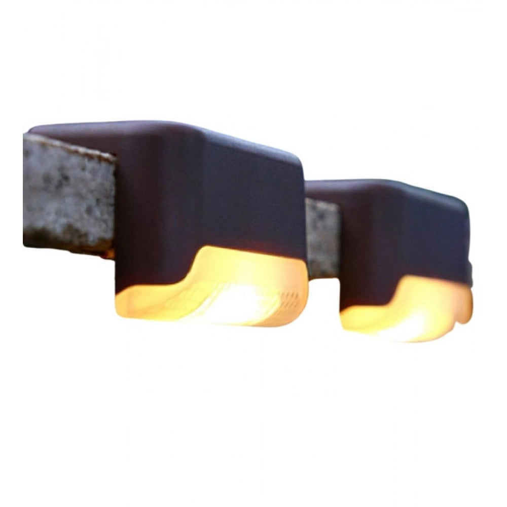 Pack of 3 Stair Deck Solar Light (Black)